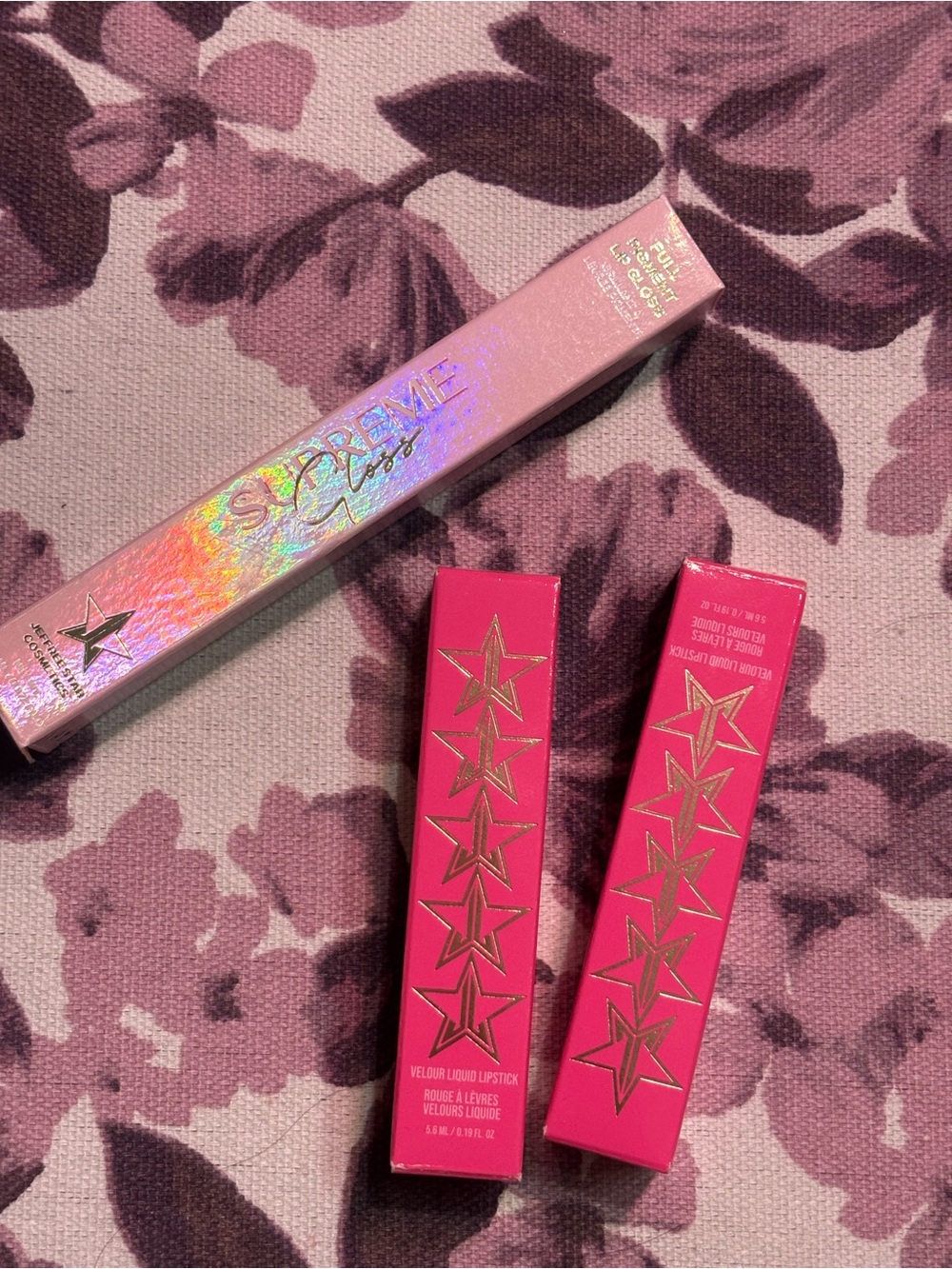 Jeffree star lip gloss and lip stains NIB
